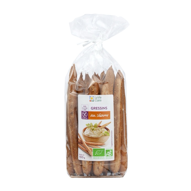 Gressins sesame ss gluten 100g