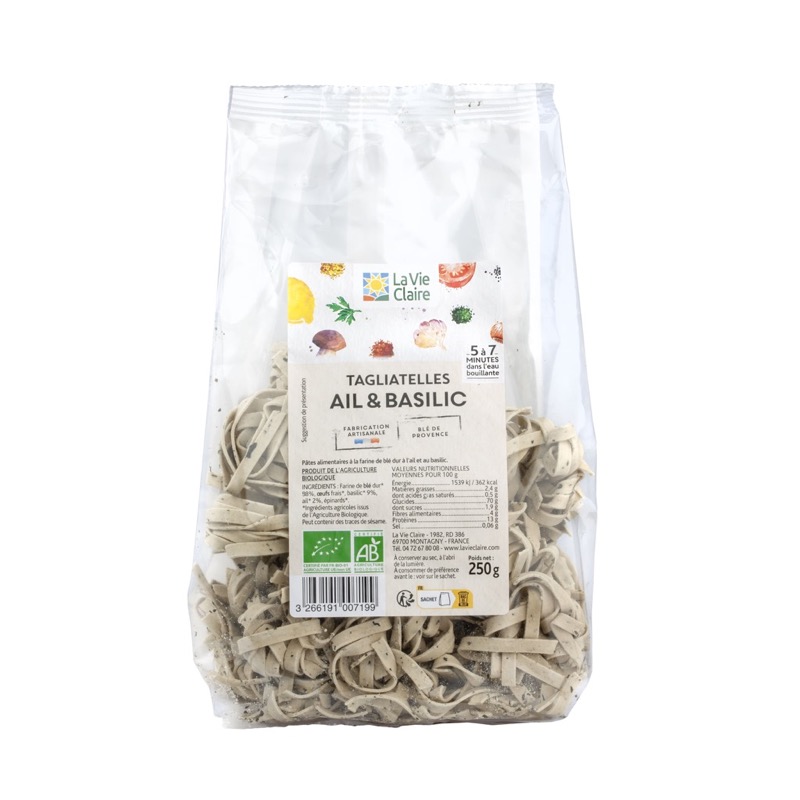 Tagliatelle with Garlic and Basil, 250g