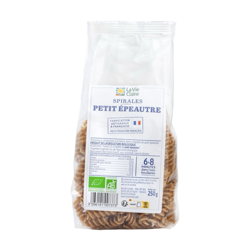 Spirales Petit Epeautre 250g