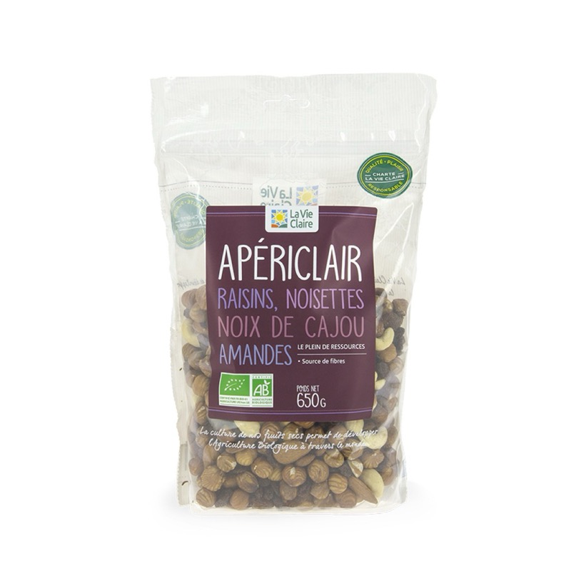Apériclair mix 650g - dried fruit/shell - La Vie Claire