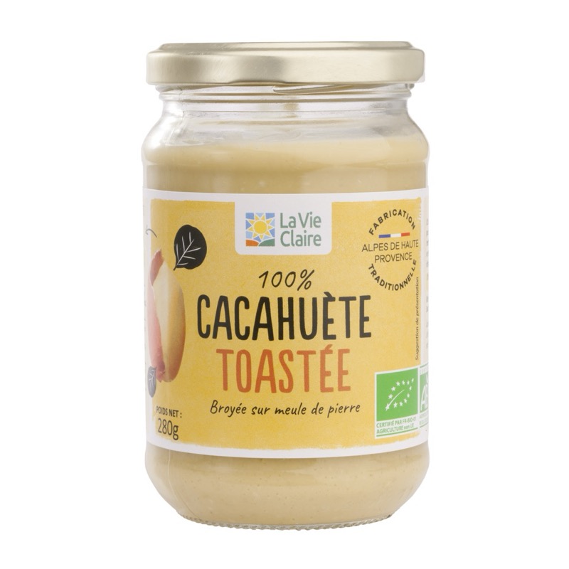 Purée de cacahuète toastée 280g - La Vie Claire