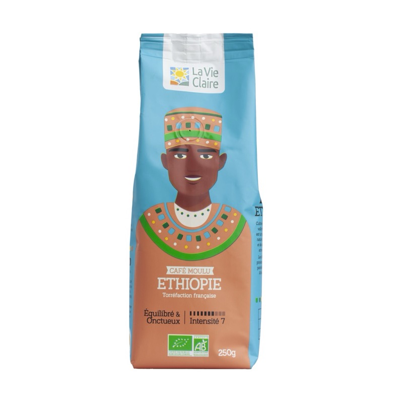 Café moule Ethiopie 250g - La Vie Claire