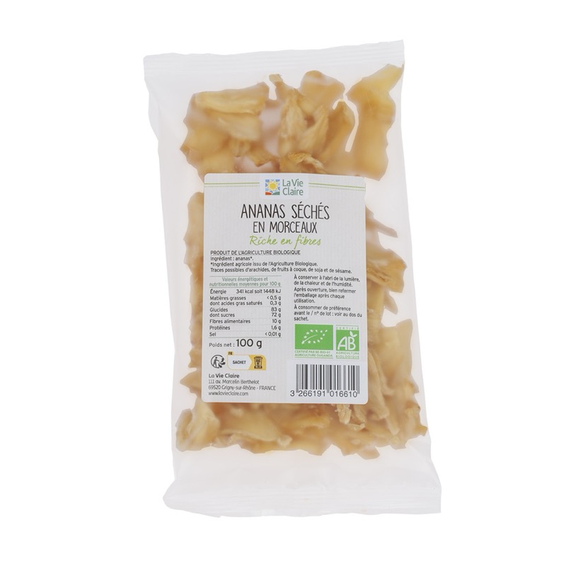 Ananas seches 100gr