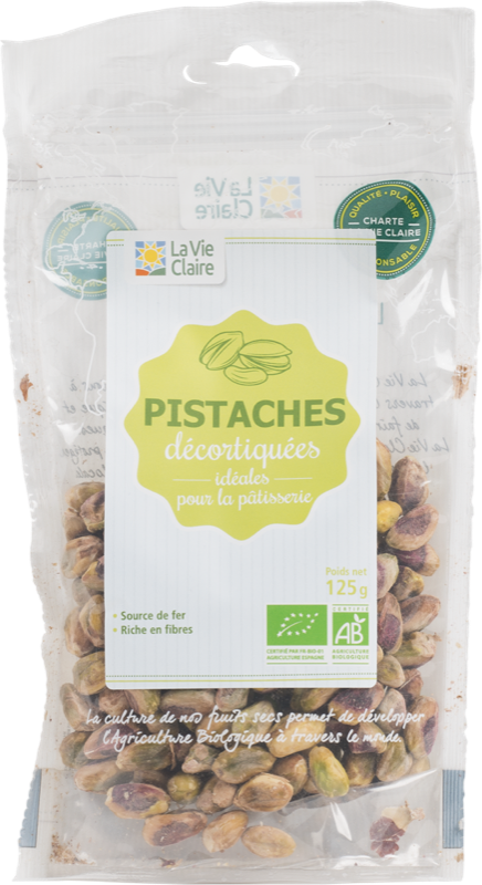 Pistaches Decortiquees 125g