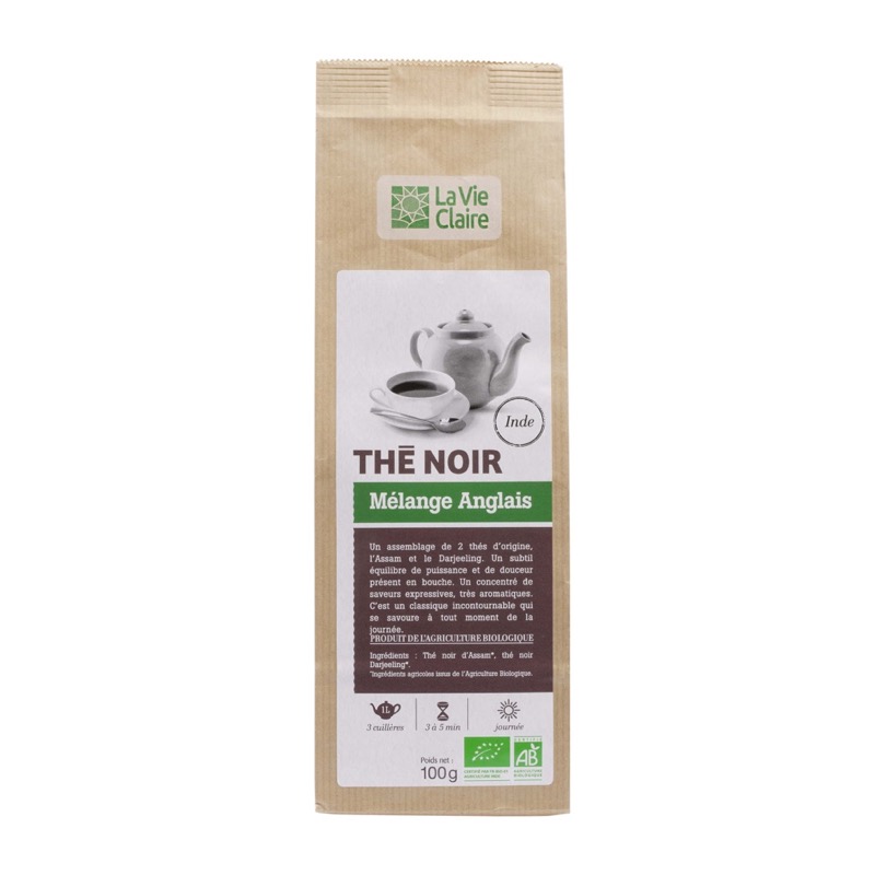 Thé noir mélange anglais 100g - La Vie Claire