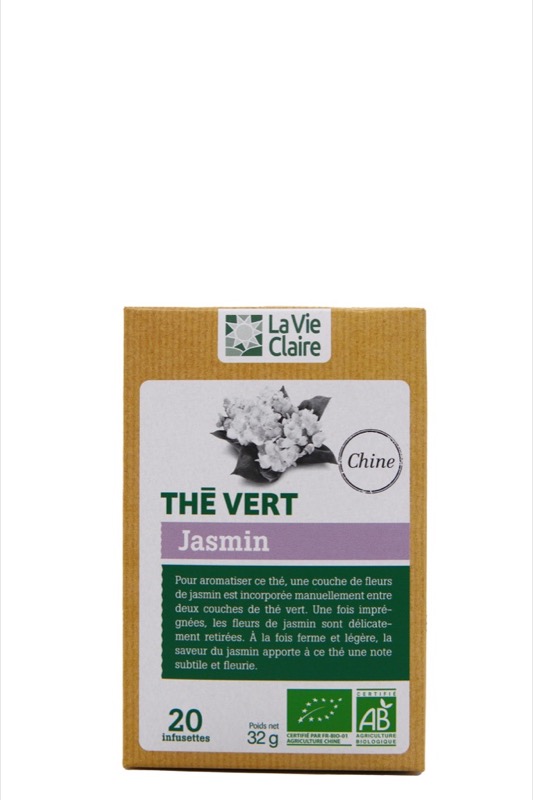 Thé vert jasmin infusettes