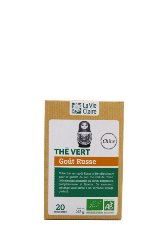 Thé vert gout russe infusettes