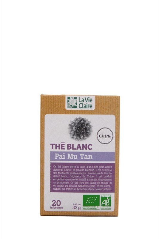 Thé blanc paimu tan infusettes
