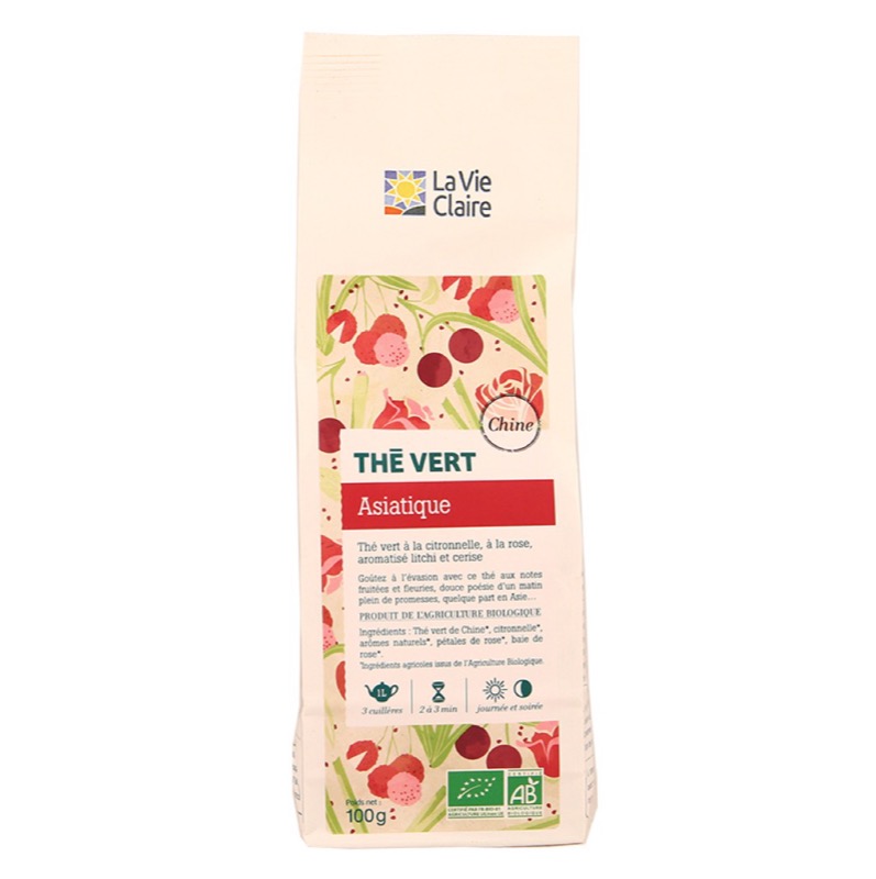 Thé vert asiatique 100g - La Vie Claire