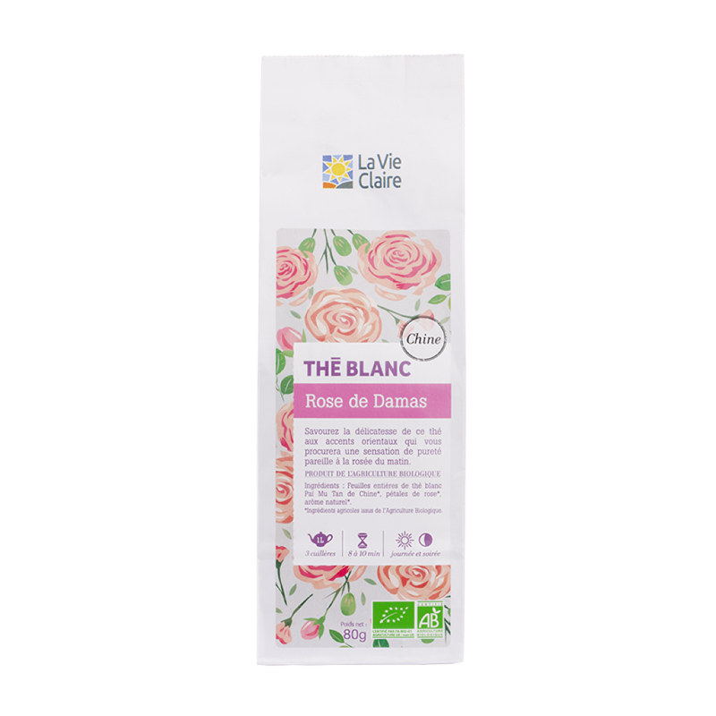 Thé Blanc Rose De Damas 80g