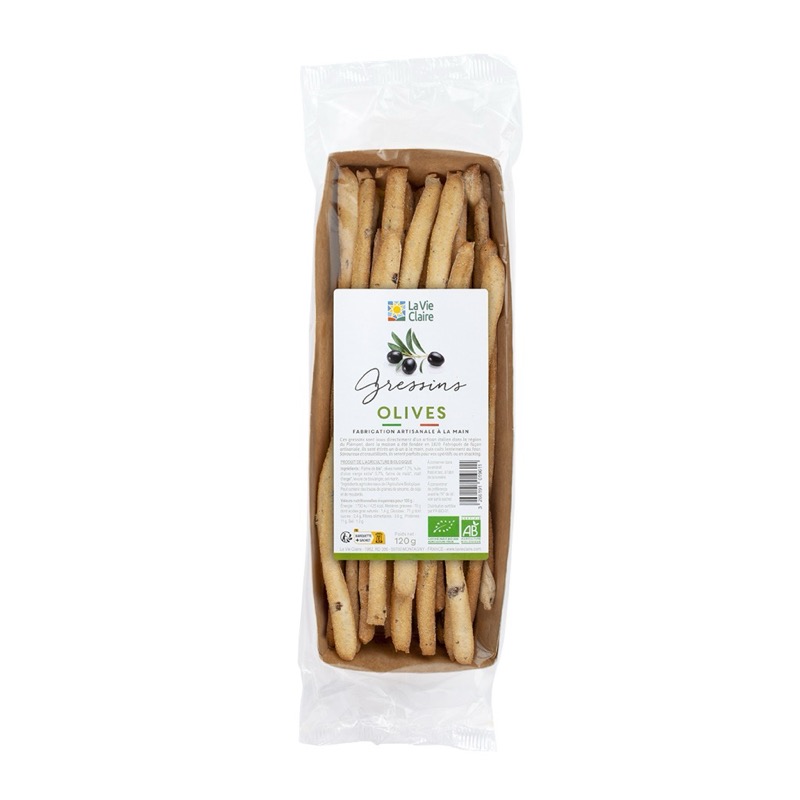 Gressins au olives 120g - La Vie Claire