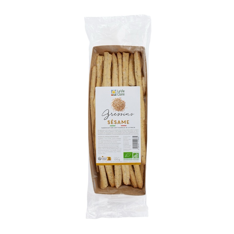 Gressins au sésame 120g - La Vie Claire