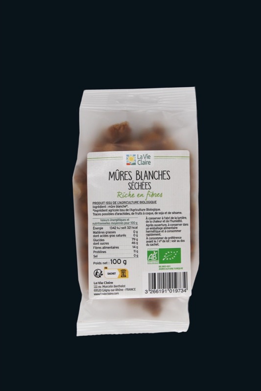 MURES DE TURQUIE BLANCHES 100G 