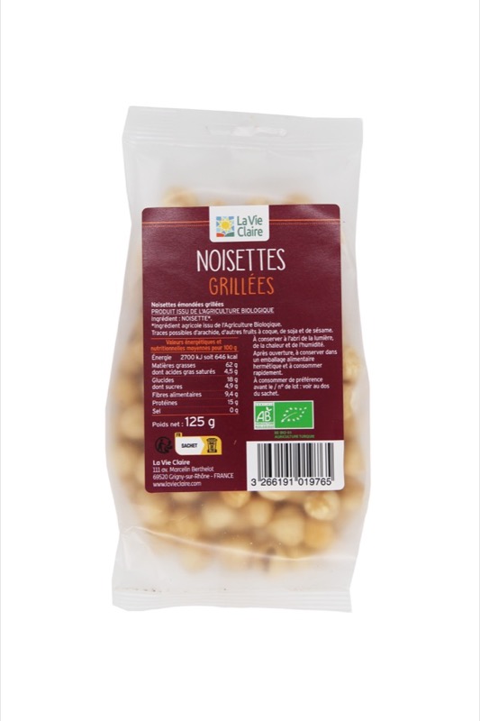 Noisettes Grillés 125 g