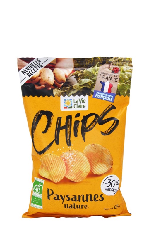 Chips nature paysanne 125g