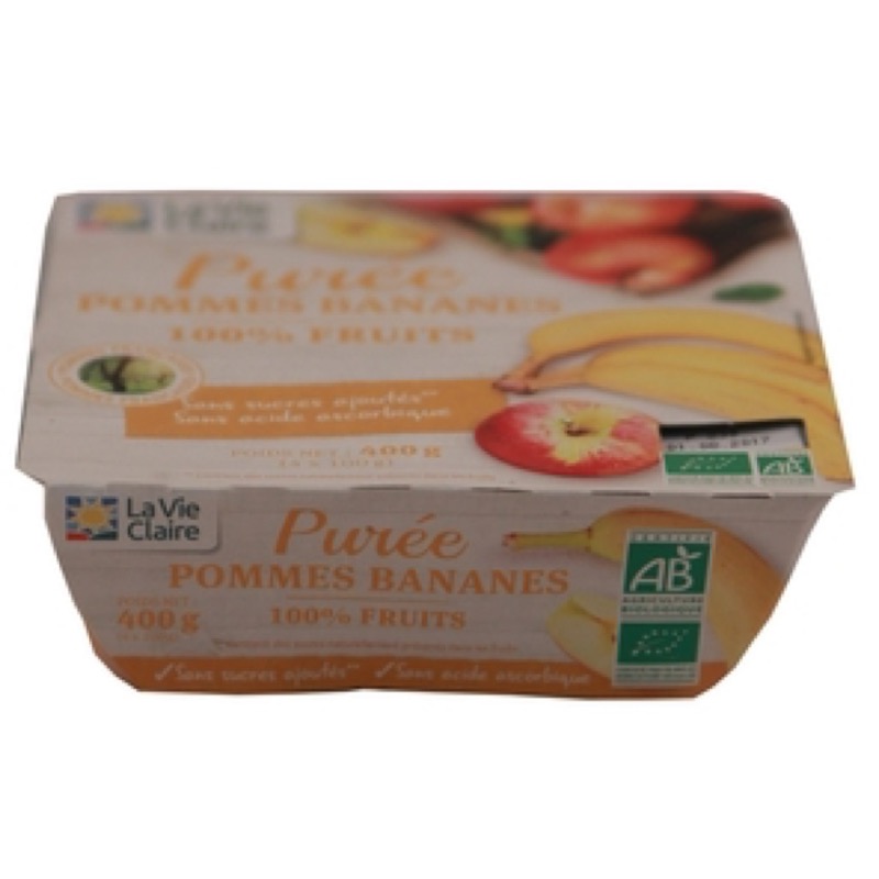 Puree Pommes Bananes X 4