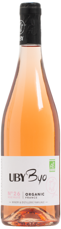Vin rosé Uby Byo 75cl - Côtes de Gascogne