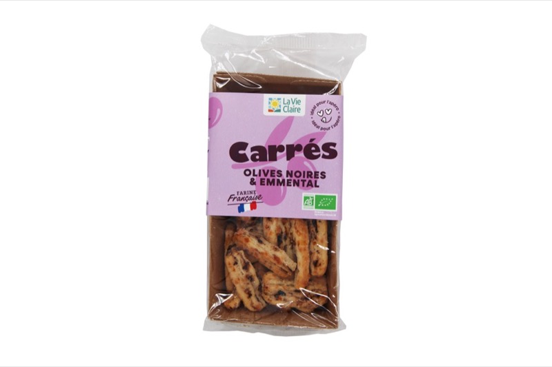 Carres olives emmental 60g
