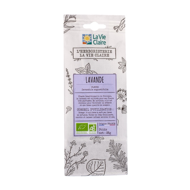 Lavande fleurs sac 25g - La Vie Claire