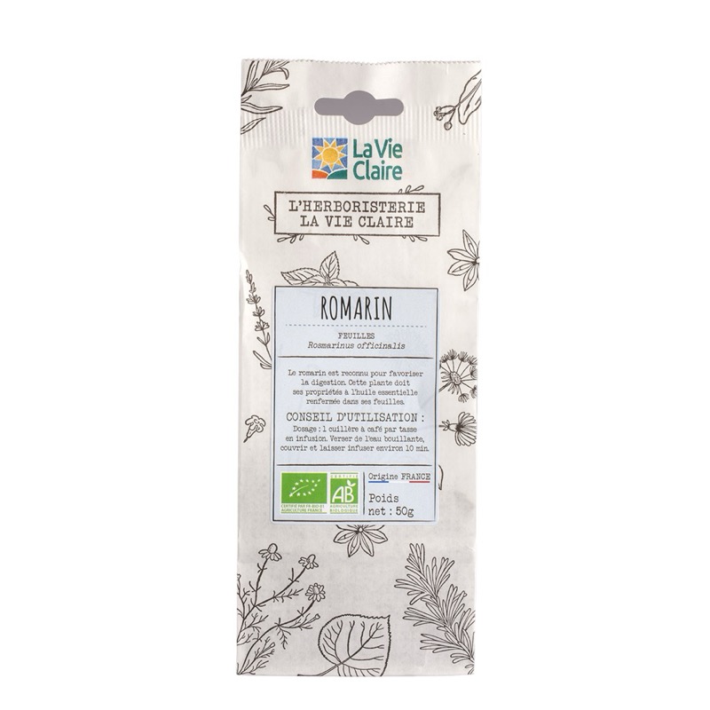 Romarin feuilles France 50G - La Vie Claire