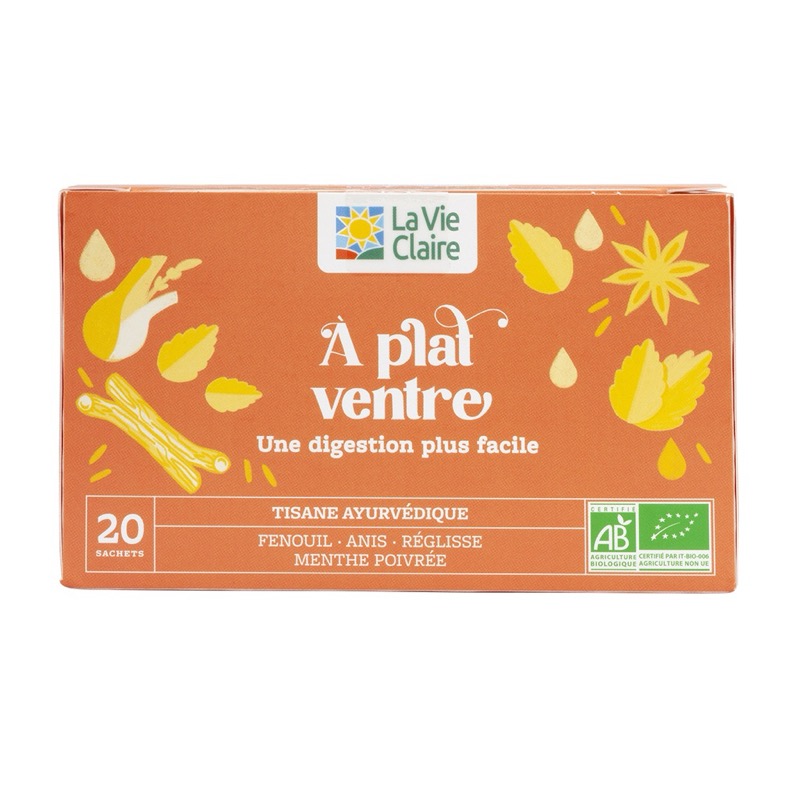 Tisane à plat ventre 20 sachets - La Vie Claire
