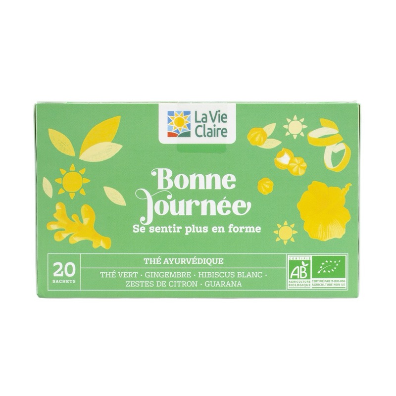 Thé bonne journée 20 sachets - La Vie Claire