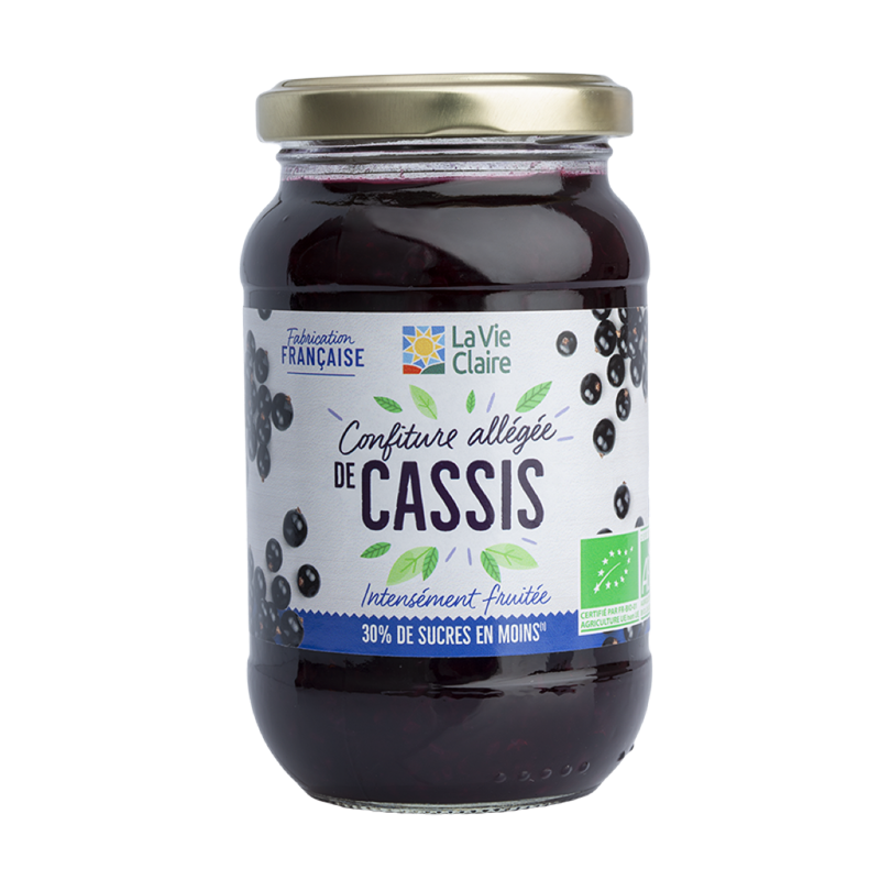 Confiture  Alléger Cassis 300g