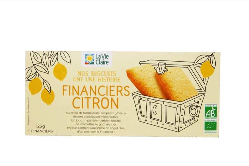 Financiers aux Ecorces de Citron BIO 0.012 KG