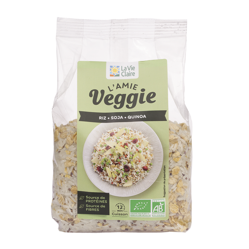 Quick-Cook Rice/Soy/Quinoa Mix, 500g - La Vie Claire