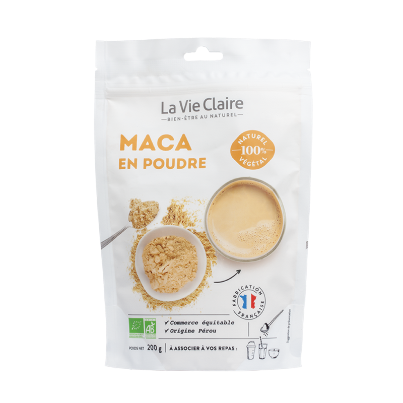 Maca en poudre équitable 200g - énergie/libido - La Vie Claire