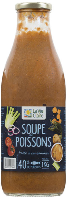 Soupe de poisson 40% 1kg - La Vie Claire