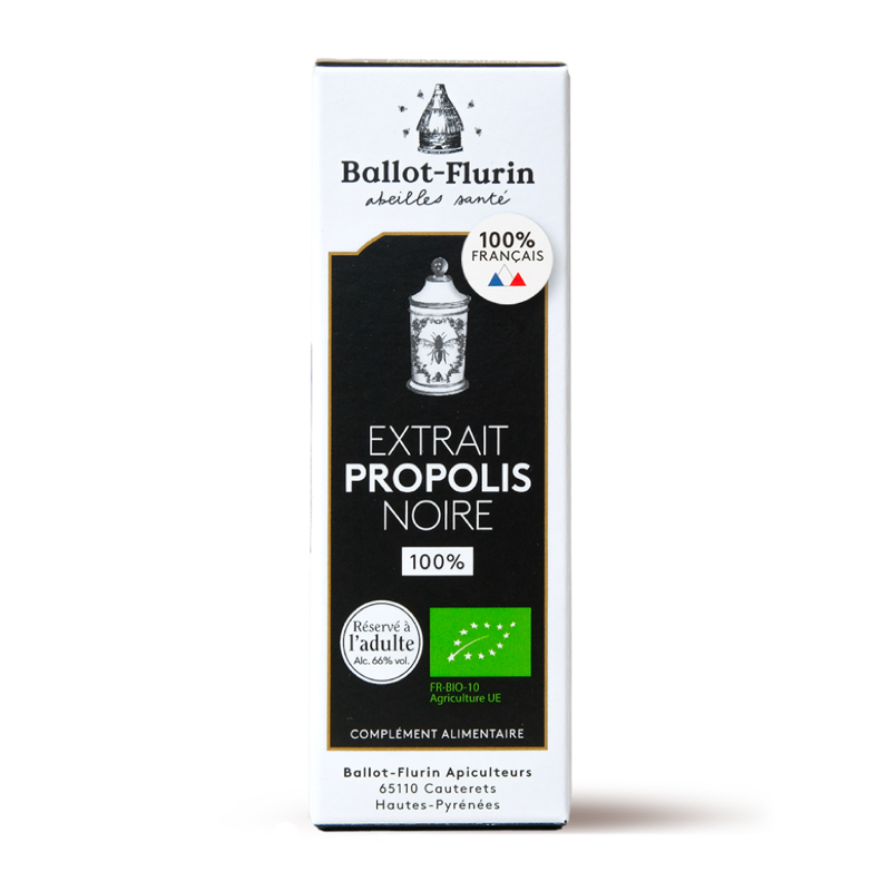 Extrait propolis noire française 15ml - système immunitaire - Ballot flurin