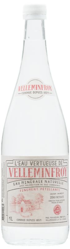 Eau Petillante Verre  1L