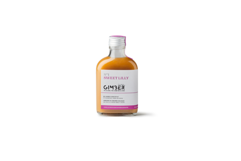 Sweet lilly - Jus concentré de gingembre/fruit de la passion/ananas/curcuma - Gimber