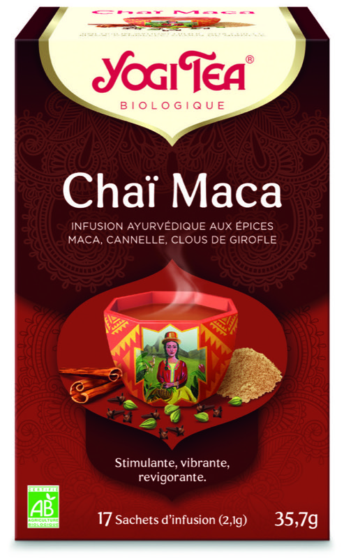 Infusion chaÏ maca 17 sachets - Yogi tea