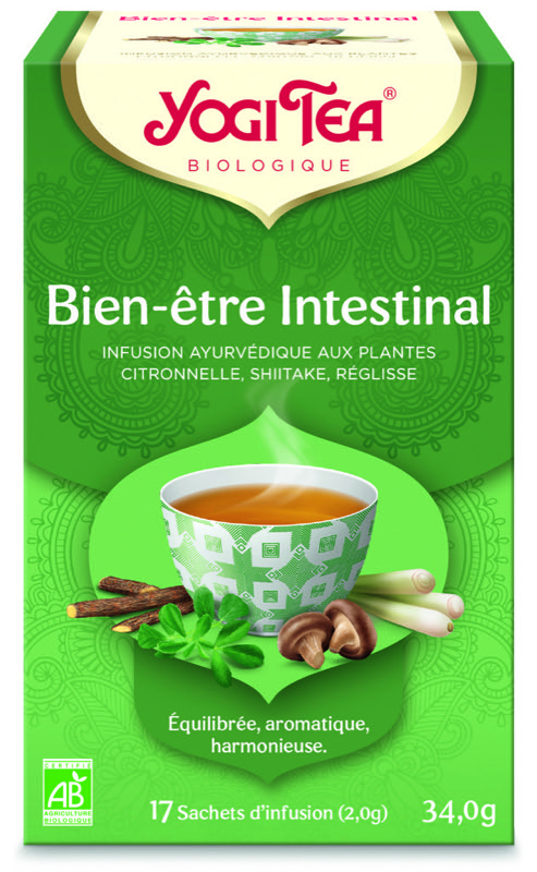 Infusion bien être intestinal 17 sachets - Yogi tea