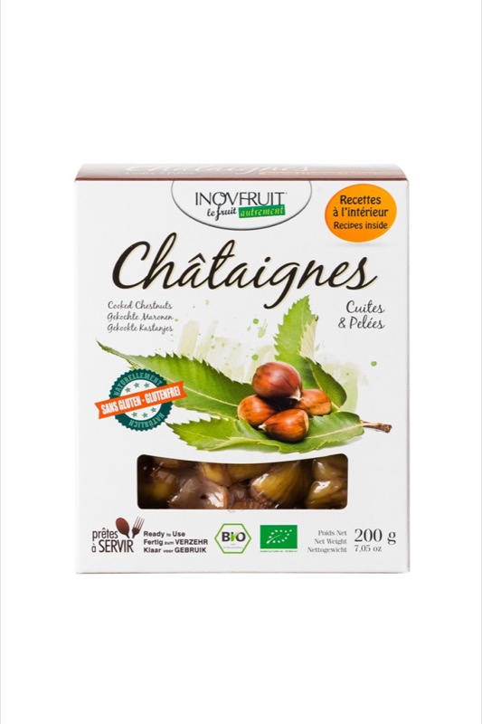 Châtaignes Cuites et Pelées 200g