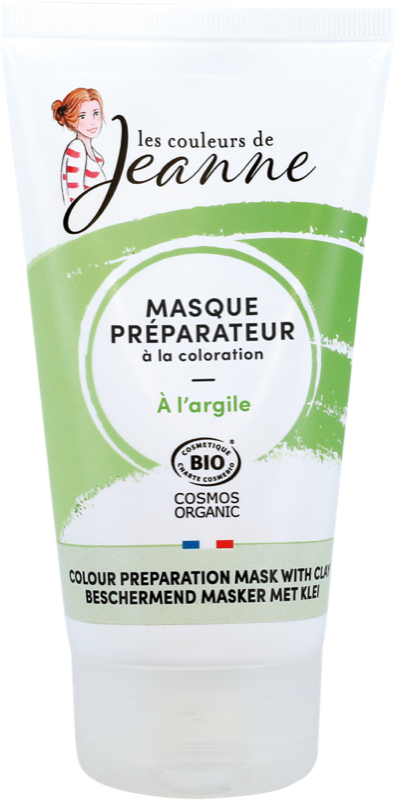 Masque réparateur à l'argile 150g - soin pour cheveux - Les couleurs de Jeanne