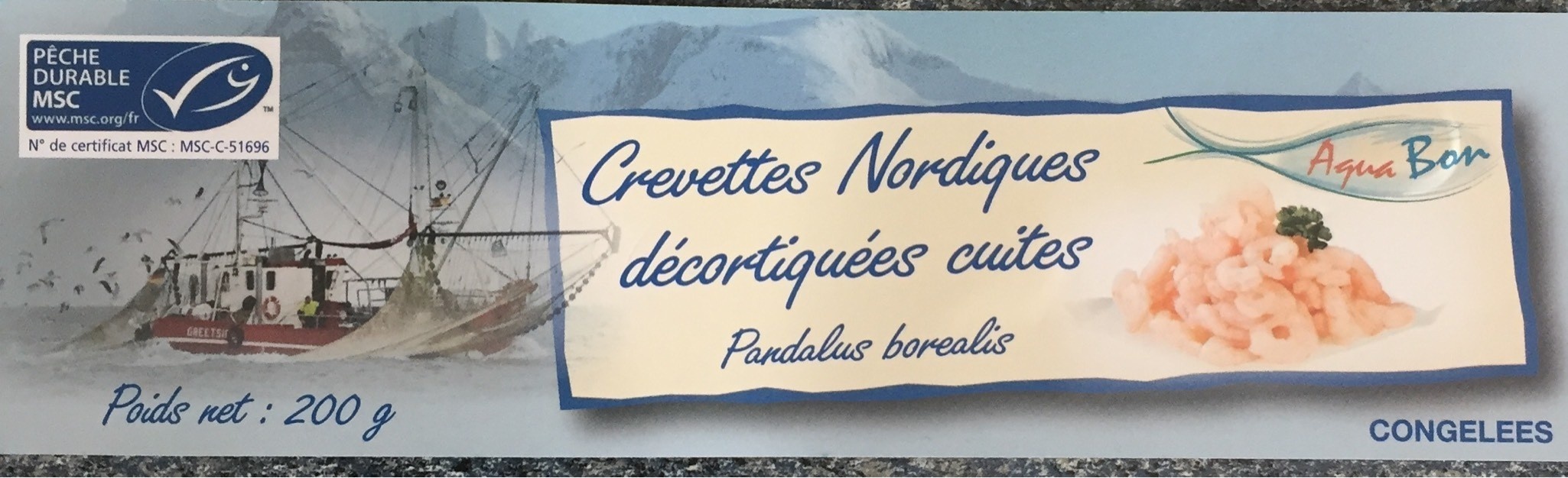 Crevettes Décortiquées Sauvages - 100 g