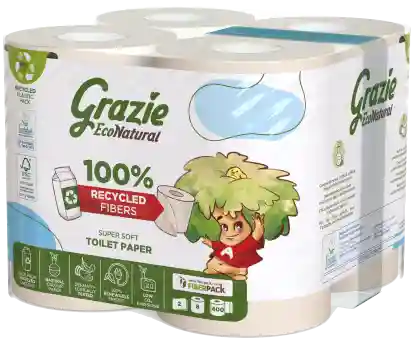 Papier toilette 8 rouleaux GRAZIE