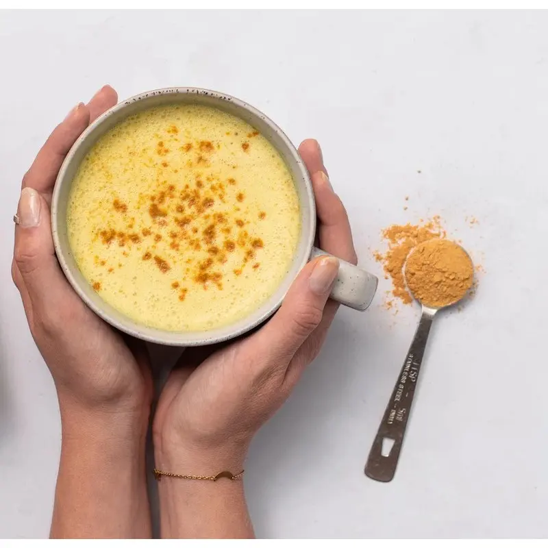 Golden milk blend with organic cocoa 100g - Traditional Indian Drink - Ecoidées