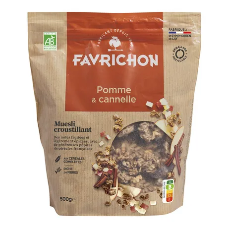 MUESLI POMME CANNELLE SANS GLUTEN