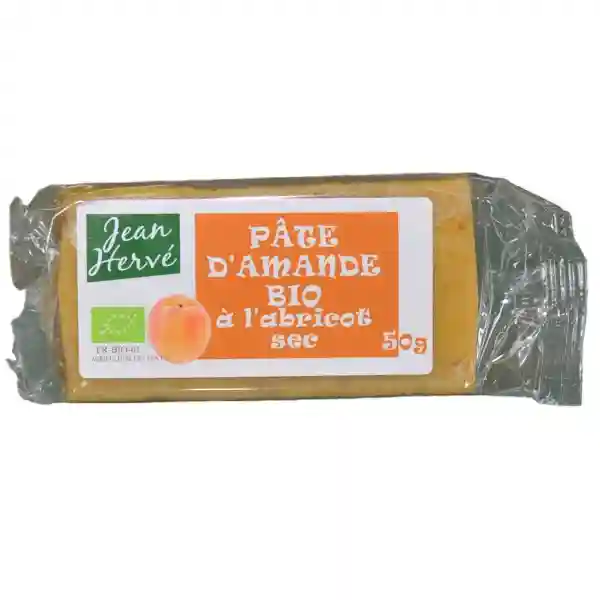 Pâte d'amande à l'abricot sec 50g - Jean Hervé