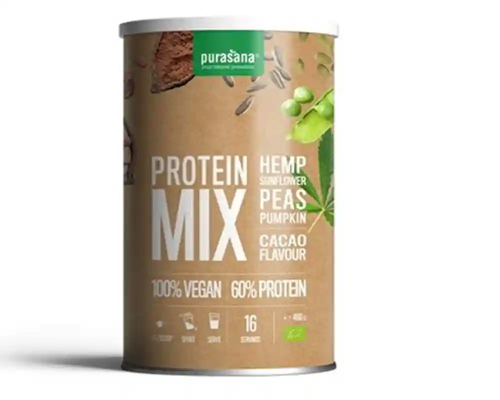 Protéine petit pois minceur saveur chocolat 350g - Purasana