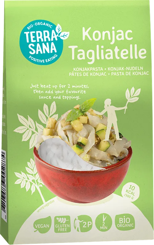 Tagliatelles de konjak sans gluten 250g - Terrasana